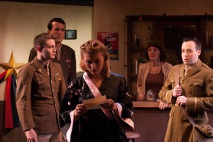 Beau Forbes, Carl Lindberg, Amy Rapp, Kate Black-Spence, and CJ Langdon in InFusion's ALLOTMENT ANNIE Lawrence Bommer's Stage and Cinema review of InFusion's "Allotment Annie" at Strawdog, Chicago